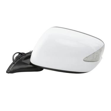 Imagem de Conjunto de espelho retrovisor de 7 pinos com lâmpada de seta LED dobrável elétrica, espelho lateral do carro, compatível com HONDA FIT JAZZ 2009-2014 GE6 GE8(Left Side(7-PINS))