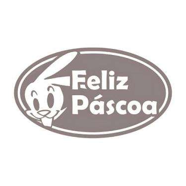 Imagem de Etiqueta Adesiva - Páscoa Prata - 3cm - 100 unidades - Rizzo