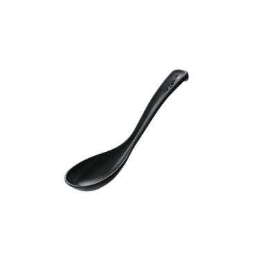 Imagem de Tigela de arroz para tempero comercial para restaurante, tigela pequena de imitação de porcelana preta anti-queda - 118 - preto