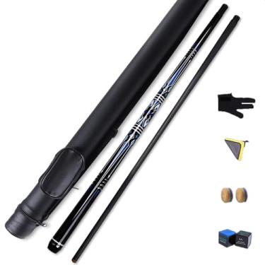 Imagem de Taco de Bilhar de Alta Performance, fibra de carbono Durável, Design Exclusivo e Construção Precisa para Jogadores Profissionais (A Tacos de bilhar e acessórios+ barril de tacos, 11.5mm)