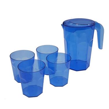 Imagem de Jarra para Água Suco 1,5 Litros com 4 Copos Dehaus