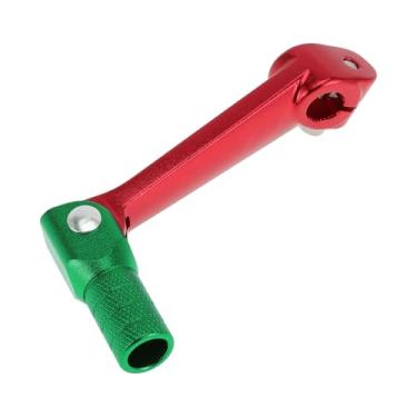 Imagem de Hihaha Alavanca de câmbio dobrável de motocicleta para Bosuer M5 Alavanca de mudança de pedal de liga de alumínio Braço vermelho verde