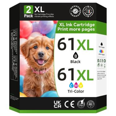 Imagem de Pacote combinado de tinta de impressora Neiber 61XL para cartuchos de tinta hp 61