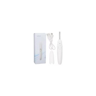 Imagem de Modelador de cílios com ondulação térmica USB recarregável branco
