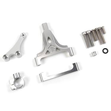 Imagem de Suporte estabilizador de amortecedor de direção para Kawasaki Z1000 Z750 2003-2009, acessórios de motocicleta prata