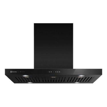 Imagem de Coifa De Ilha 90cm Painel Touch Preta 127v - Electrolux, 110V