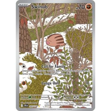 Imagem de Pokemon - Swinub 165/159 – Journey Together – Illustration Rare – Foil Single Card