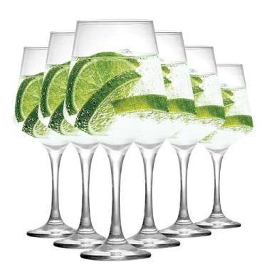 Imagem de Ruvolo, Kit de Taça Square Água, Jogo de Taça de Cristal 6 pcs, 490ml