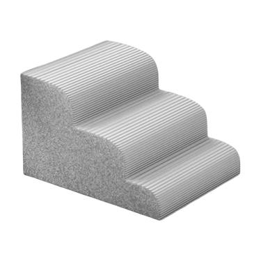 Imagem de Generic Rampa de animais de estimação escadas de cães escadas de cachorro de cachorro extra confortável de cama alta Anti deslize suave para cachorros, Cinza