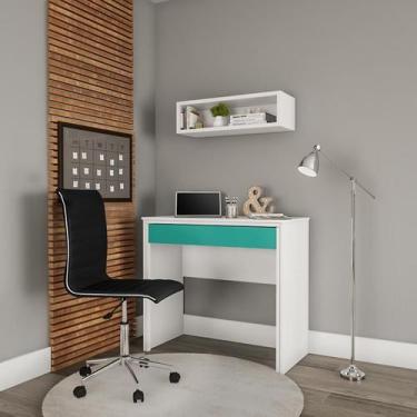 Imagem de Cadeira de Escritório Secretária Giratória Jane Preta - Mobly