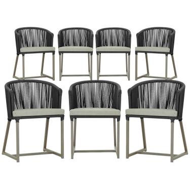 Imagem de 6 Cadeiras de Jantar Área Noronha em Alumínio