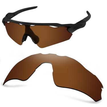 Imagem de AOZAN Lentes de reposição ANSI Z87.1 para óculos de sol Oakley Radar EV Path OO9208, Marrom sépia, Radar EV Path