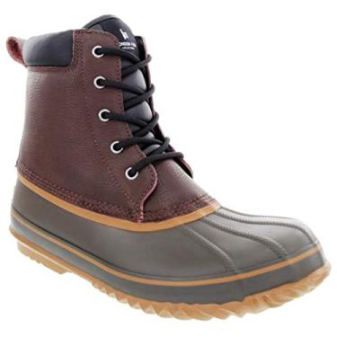 Imagem de Bota masculina London Fog Ashford impermeável e isolada, Chocolate Brown, 13