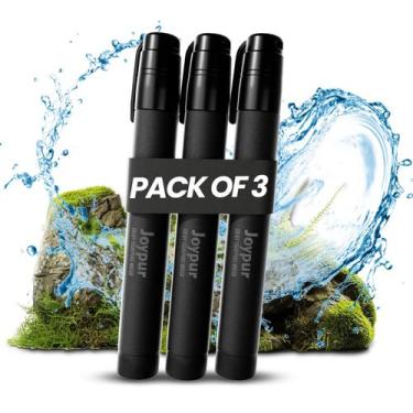 Imagem de Filtro de palha de água joypur Survival Hiking Camping, pacote com 3