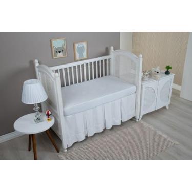 Imagem de Protetor de colchão com elástico IMPERMEÁVEL para berço - SAFIRA ENXOV