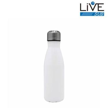 Imagem de Garrafa alumínio - cola 500 ml - LIVE, Branco