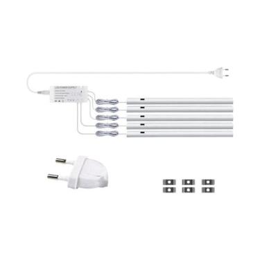 Imagem de Sensor De Movimento LED Night Light Bar 220V Plugue UE Para Armário De