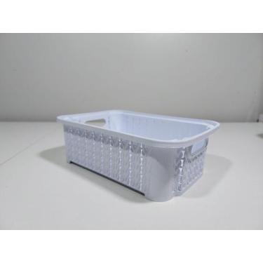 Imagem de Cesto Organizador Empilhável - TF Solados, Branco