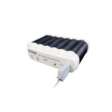 Imagem de CipherShield 512-bit AES USB-C SSD alimentado por USB FIPS 140-2 Nível 2 HIPAA USB 3.1 Geração 2/eSATA Unidade portátil criptografada por hardware (4TB)