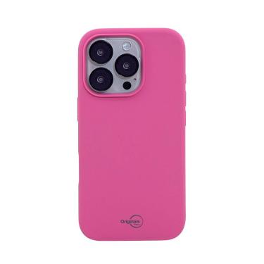 Imagem de Capa iPhone 16 Pro Max, Originais iPlace, Silicone Essential, Pink