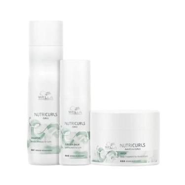 Imagem de Wella Nutricurls Sh 250ml + Masc 150ml + Leave-in 150ml - Wella profis