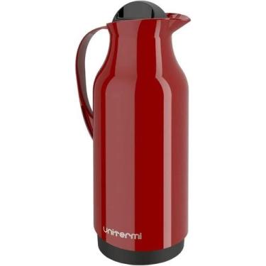 Imagem de Garrafa Térmica De Mesa Siena Unitermi 1 Litro Cores, Vermelho