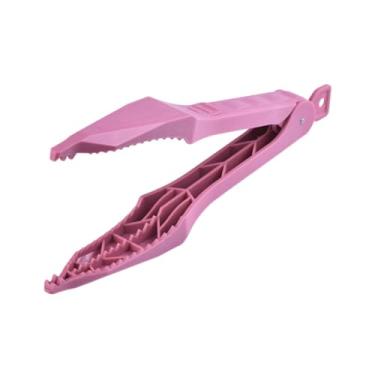 Imagem de Aymzbd Alicate de pesca profissional leve com braçadeira para ferramenta de pesca com pegador de peixe, antiderrapante, abertura de 10,83 polegadas, Rosa