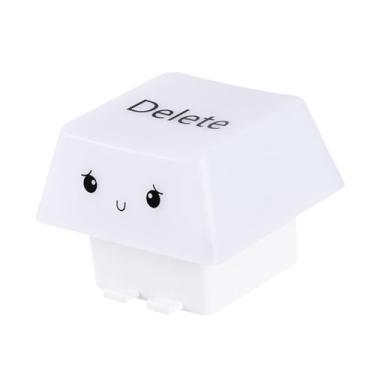 Imagem de predolo Luz noturna Keycap Lâmpada decorativa Keycap Luz ambiente de mesa Lâmpada de cabeceira para sala de estar, Branco