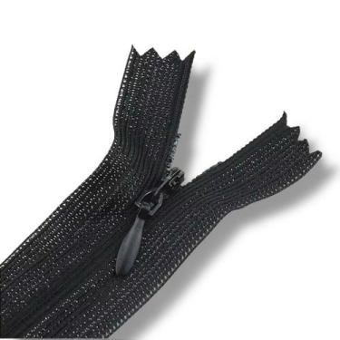 Imagem de Ziper Invisível Fixo Tela n3 45cm - Cor Preto 322 10un BV1A - Import