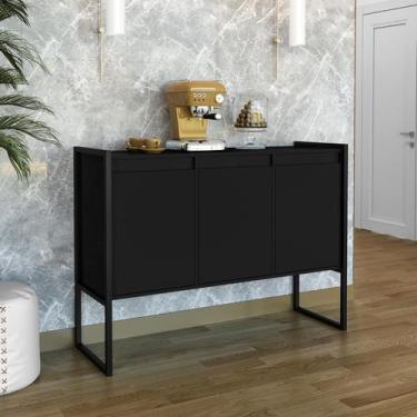 Imagem de Aparador Buffet 3 Portas Industrial Cantinho do Café para Sala de Jant