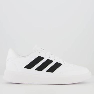 Imagem de Tênis Adidas Courtblock II Branco e Preto, 40