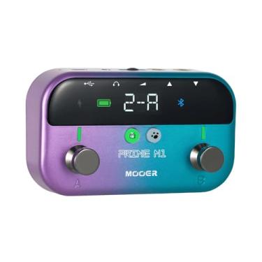 Imagem de Mooer Pedaleira Multiefeitos Prime M1 | para Guitarra e Baixo, 149 Efeitos, 20 Simulações de Amplificador, Bluetooth, Interface de Áudio, USB-C, Bateria Recarregável, Looper