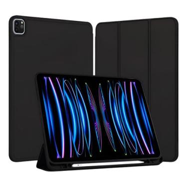 Imagem de Capa para iPad Pro 11 2ª 3ª 4ª Geração Smart Case Porta Caneta Anti Im