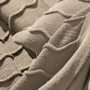 Imagem de Almofada Tricô 45cm x 45cm Altenburg Serenité Bege Cotone