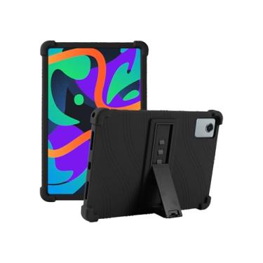 Imagem de Fannayipin Capa para Lenovo Tab M11 (modelo 2023, 11 polegadas), capa infantil de silicone macio para tablet Lenovo Tab M11 (modelo TB330FU) e Lenovo Xiaoxin Pad 2024 (modelo TB331FC) com suporte