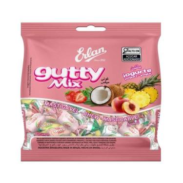 Imagem de Bala Erlan Mastigável Gutty Mix Iogurte 500g