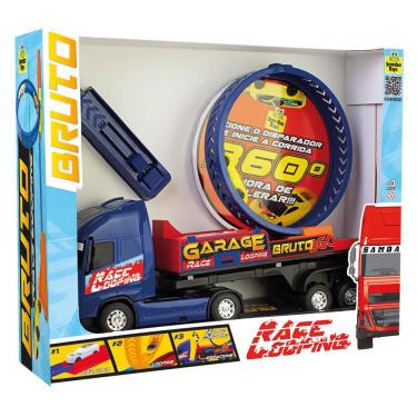 Imagem de Pista Caminhão Garage Racing Looping Samba Toys