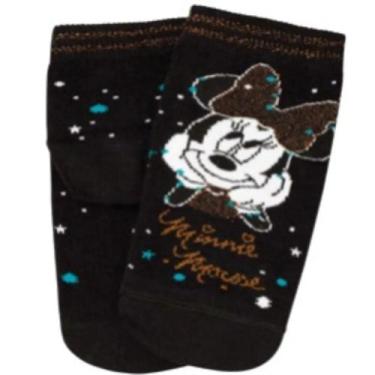 Imagem de Meia Lupo Infantil Disney Kf Minnie 02300 Feminina, Preto, Preto, 24/2