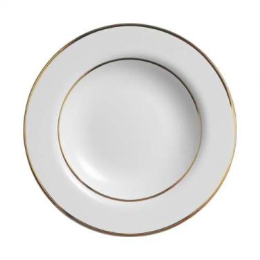 Imagem de Conjunto 6 Pratos Fundo Branco Pérola Coup Alleanza 25cm - Alleanza Ce