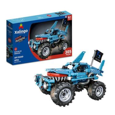 Imagem de  Blocos de Montar Super Maquina Off Road Azul 305 peças Xalingo