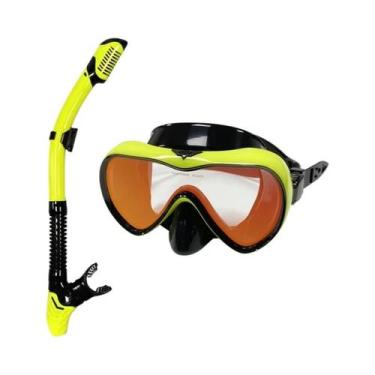 Imagem de Máscara De Mergulho Profissional À Prova d'Água Com Óculos De Silicone