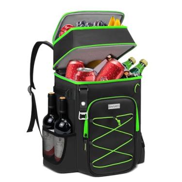 Imagem de Mochila térmica térmica à prova d'água para retenção de frio por 16 horas, latas 36/54, refrigerador de acampamento portátil à prova de vazamento, para homens, com grande capacidade, piquenique