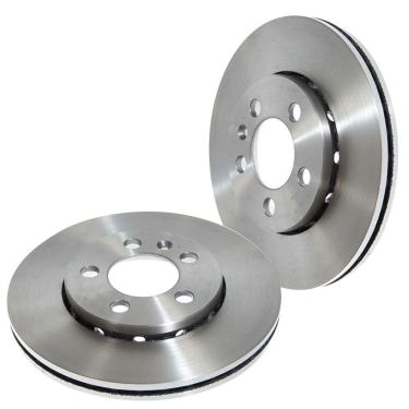 Imagem de Par Disco de Freio Dianteiro Ventilado sem Cubo Ford Focus 1.6 8V 1.8 2.0 16V 2008 em diante Aro 15 ou 16