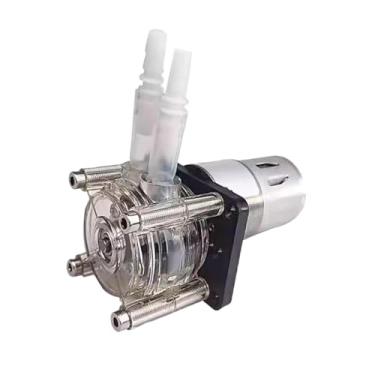 Imagem de Fenteer Bomba peristáltica pequena G928, de precisão, silenciosa, autoescorvante, compacta, instalação plana, grande vazão para experimentos de aquário faça, 12v