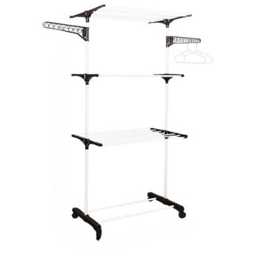 Imagem de Secador De Roupa PortáTil DobráVel De TrêS NíVeis(Preto)