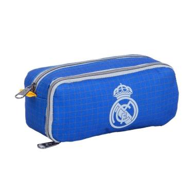 Imagem de Estojo Duplo Real Madrid Esportivo 2 Compartimentos Escolar
