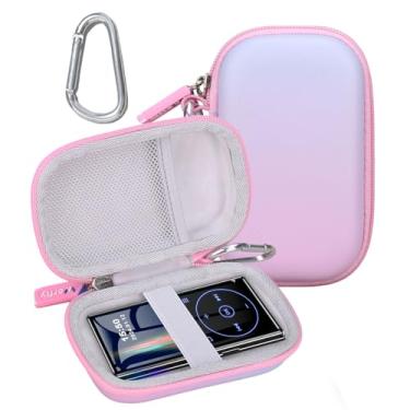 Imagem de Capa para leitor de MP3 para DODOSOUL/para Dingmi/para Luoran/para innioasis/para TIMMKOO/para MYMAHDI/para Phinistec Music Bluetooth MP3 Mp4 Players e fones de ouvido e cabo USB (gradiente rosa azul
