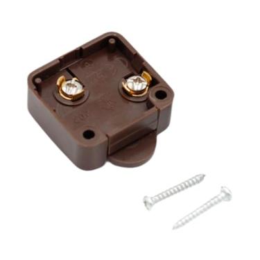 Imagem de Bothyi Interruptor de lâmpada de porta de armário, acessórios automotivos, substitui peça de reposição para interruptor de controle de luz de armário para, Marrom