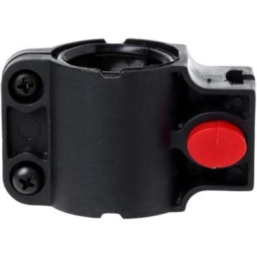 Imagem de Suporte universal preto U-Lock para bicicleta, suporte de quadro ajustável, suporte para bicicletas de estrada e montanha