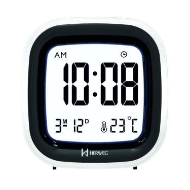 Imagem de Despertador Digital Preto Herweg 2995 único